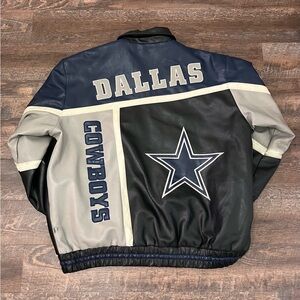 Dallas Cowboys Authentic NFL Rare Vintage Varsity Jacket
